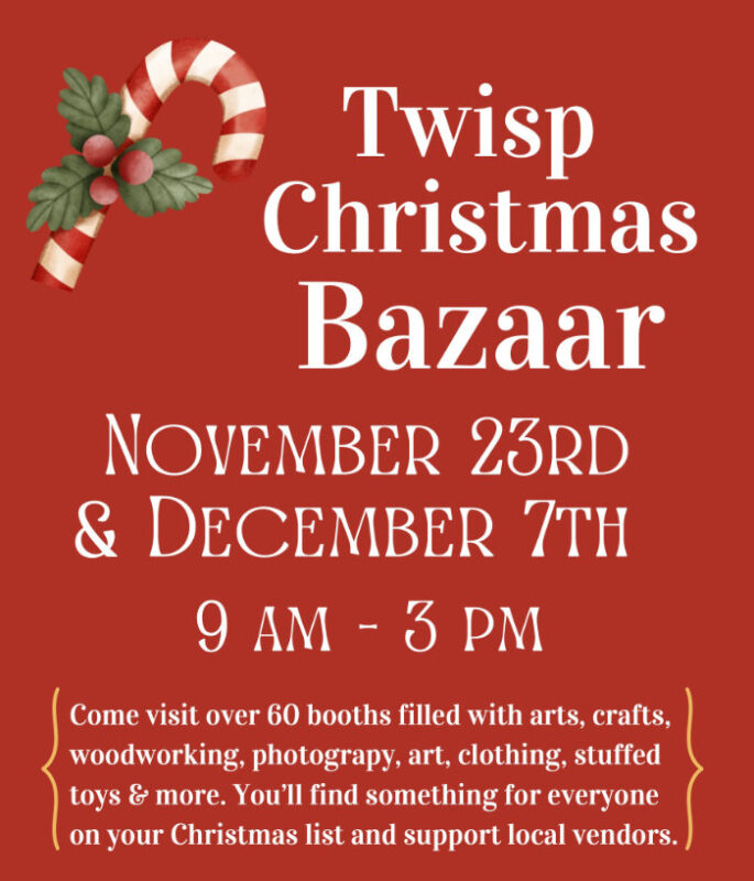 2024 Twisp Christmas Bazaar Poster