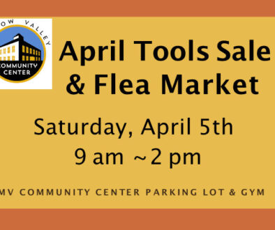 2025 MVCC April Tools Sale & Flea Market Flyer