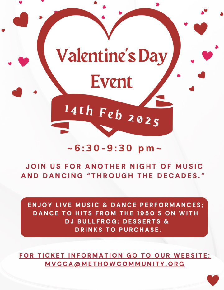 2025 Methow Valley Community Center Valentine Party Invitation