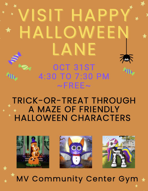 MVCC Halloween Lane Event Poster