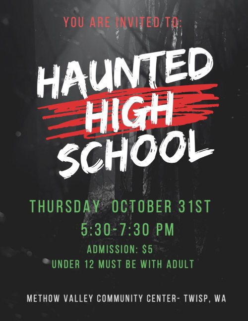 MVCC High School Haunted House Poster