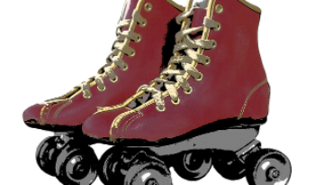 Retro image of Roller Skates by inspiredimages (pixabay-retro-952363)