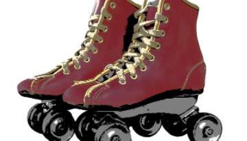 Retro image of Roller Skates by inspiredimages (pixabay-retro-952363)