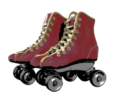 Retro image of Roller Skates by inspiredimages (pixabay-retro-952363)